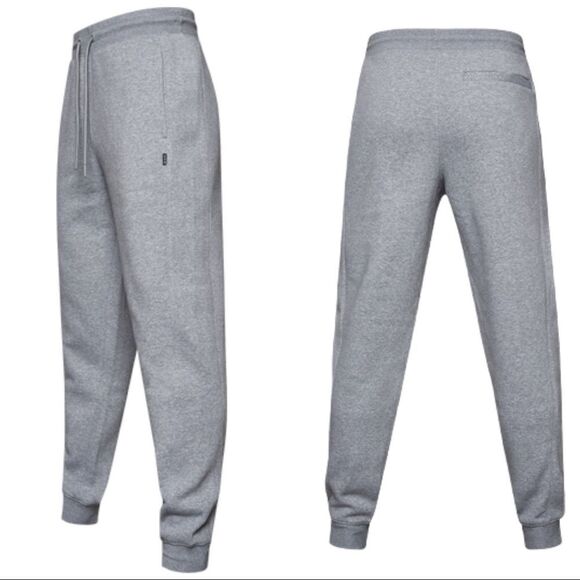 CSG Cuffed Fleece Pants in Heather Gray - Picture 1 of 8